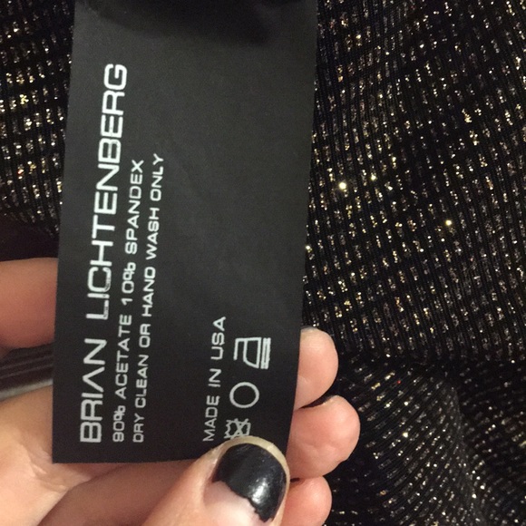 B.L limited celeb fave hoodie dress gold backless - Picture 8 of 8